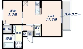 サフィールK【3階】の間取り