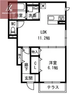 D’sフォレストⅡ【1階】の間取り