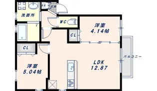 ロジュマン今里【2階】の間取り