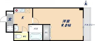 Mプラザ高井田【502号室】の間取り