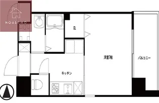 PARK HILLS玉造Kalmia【3階】の間取り
