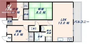 レジェーロ永和【506号室】の間取り