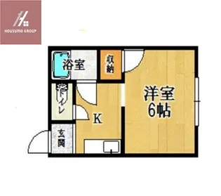夕張第1マンション【102号室】の間取り