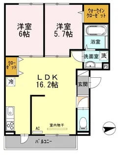 グランクリフ【303号室】の間取り