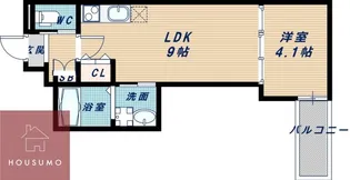 GRAND SQUARE【102号室】の間取り