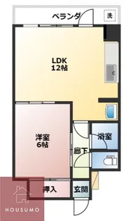 チサンマンション第2新大阪【402号室】の間取り