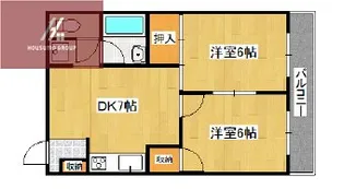 ミウチハイツ【305号室】の間取り