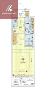 セオリー大阪パーチェ【9階】の間取り