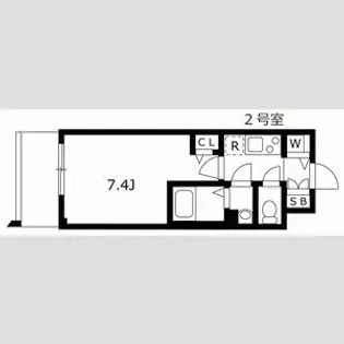セオリー大阪城サウスゲート【1002号室】の間取り