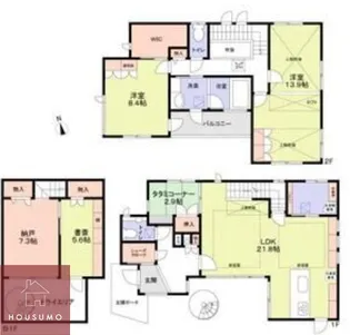 大阪府吹田市千里山西5丁目【一戸建】の間取り