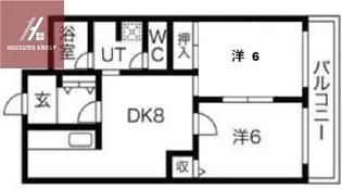 ラ・フォーレ西堤【302号室】の間取り