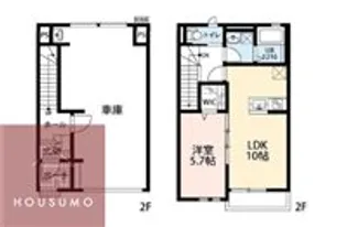 エスパース橋【105号室】の間取り