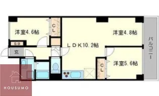 メゾン新千里【404号室】の間取り