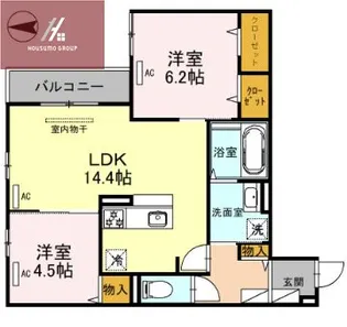大阪府大阪市平野区加美正覚寺4丁目【アパート】の間取り