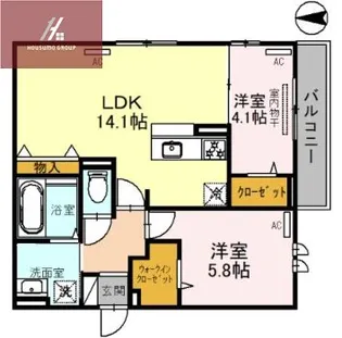 大阪府大阪市平野区加美正覚寺4丁目【アパート】の間取り