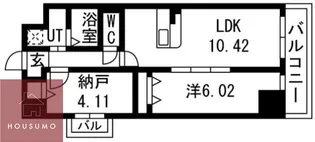 アーバンパーク新大阪【7階】の間取り