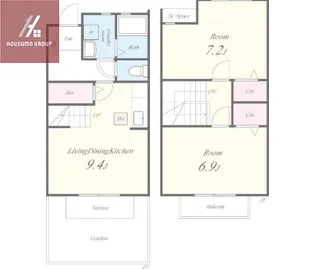 エスポアール・ナカタ二の間取り