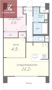 大阪府八尾市末広町4丁目【マンション】の間取り