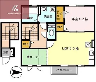 大阪府八尾市永畑町1丁目【アパート】の間取り