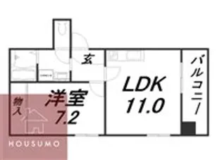 クリアコートUパートⅢ【101号室】の間取り