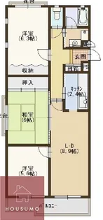 メイプルコート豊中【1階】の間取り