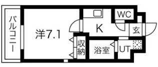 アヴァンス淡路【3階】の間取り