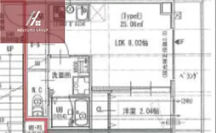 大阪府大阪市平野区平野本町1丁目【マンション】の間取り