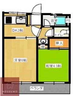 メゾン東栄豊南マンション【3階】の間取り