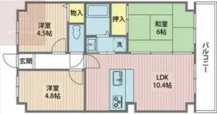ピアメゾン深江【7階】の間取り