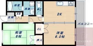 成晃マンション【4階】の間取り