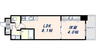 グランパシフィック今里innovation【4階】の間取り