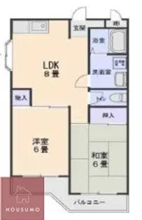 フェスタ待兼山【3階】の間取り