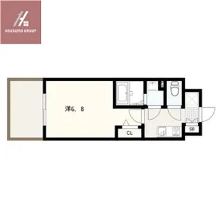 フォーリアライズ大阪ミッテ【13階】の間取り