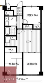 ドミールコート【1階】の間取り