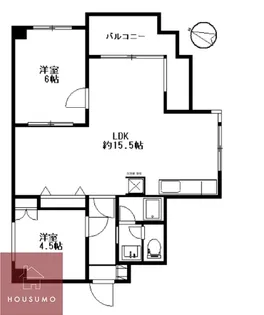 クレール千里中央【301号室】の間取り