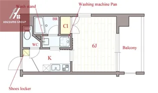 strata【203号室】の間取り