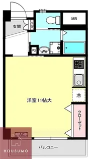 1Kの間取り画像