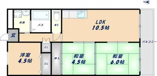 ロイヤルマツイ【2階】の間取り