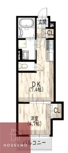 ラルーチェ庄内西町【203号室】の間取り