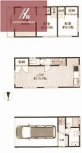 大阪府大東市野崎4丁目【一戸建】の間取り