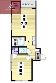 バーブルパーク【301号室】の間取り