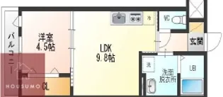 ラヴィエベール吹田岸辺北【3階】の間取り