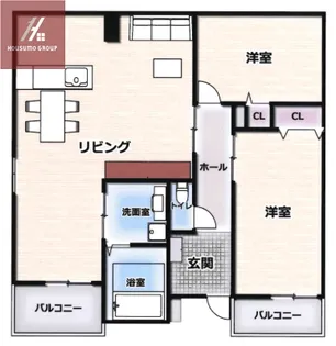 エトワールヴィル-R小阪本町ザレジデンス【102号室】の間取り