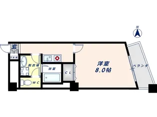大阪府東大阪市小阪1丁目【マンション】の間取り
