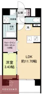 WORVE吹田江坂【7階】の間取り