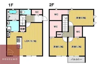 Lacine柴原の間取り