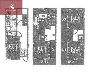 大阪府東大阪市中石切町5丁目【一戸建】の間取り