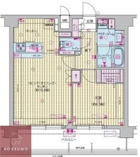 プレサンス東淀川駅前プローシェ【15階】の間取り