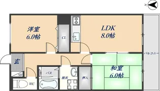 フォルツァα【3階】の間取り