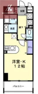 大阪府大阪市平野区長吉出戸2丁目【マンション】の間取り